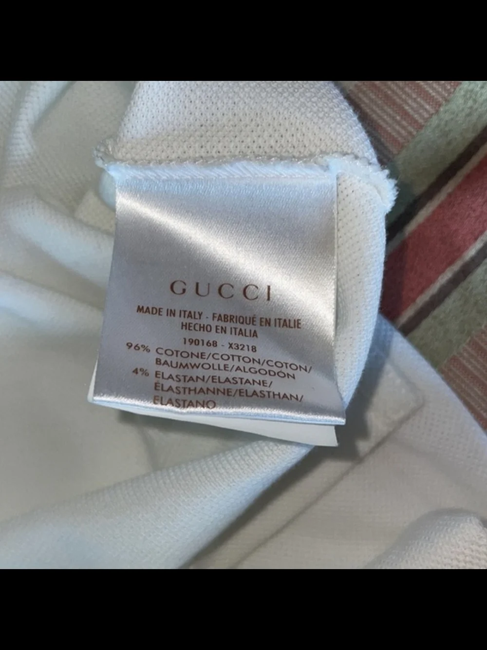 Gucci Classic Web Collar Polo Shirt